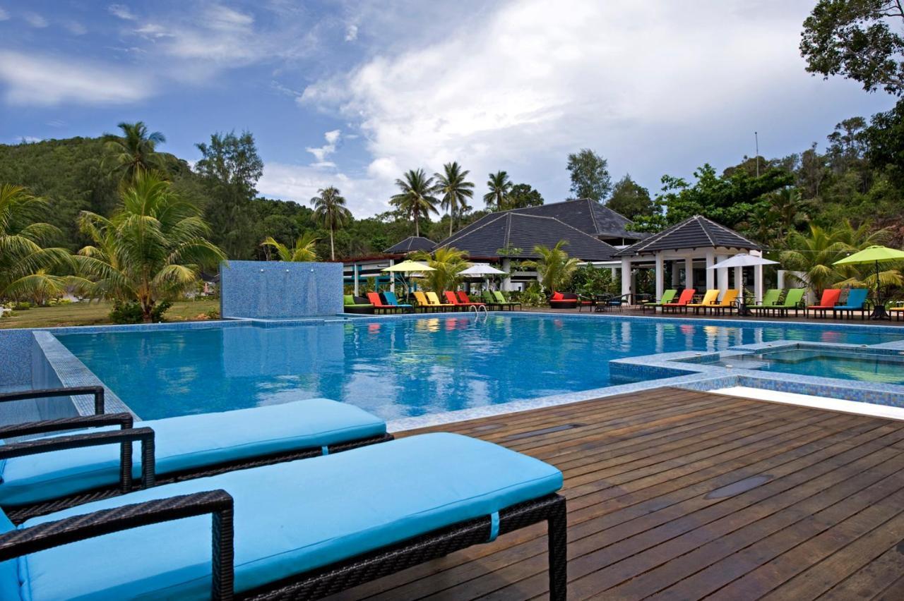 Sari Pacifica Resort & Spa, Sibu Island, Johor Pulau Sibu Exteriör bild